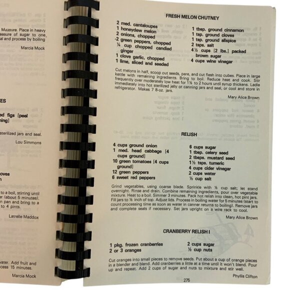 Vintage 1979 Centre St Cookery Spiral-Bound Cookbook By Magnolia Garden Club - Picture 10 of 10